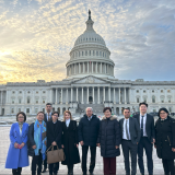 Staff from Mongolia and Armenia