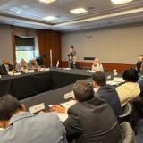Ranking Member Titus speaks to the group