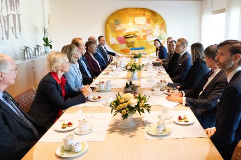 Meeting with Finnish President Alexander Stubb